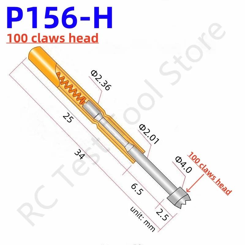 P156-H ö ׽Ʈ κ ׽Ʈ , PogoPin PCB ׽Ʈ , 34mm , 2.36mm   100 Ŭ   4.0mm ׽Ʈ , 20 PCs, 100PCs